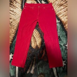 Men’s Red Corduroy Levi’s
